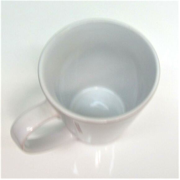 Starbucks Coffee Mug Red Water Color Starburst White Porcelain Tea Cup 11oz New - Picture 4 of 5